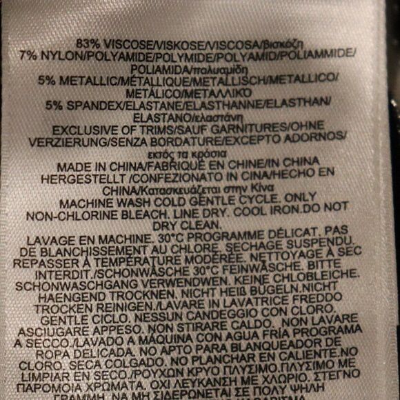 Brooks Brothers Black Red striped Girls Ruffle Shift Long Sleeve Dress Size XL N - Picture 10 of 10